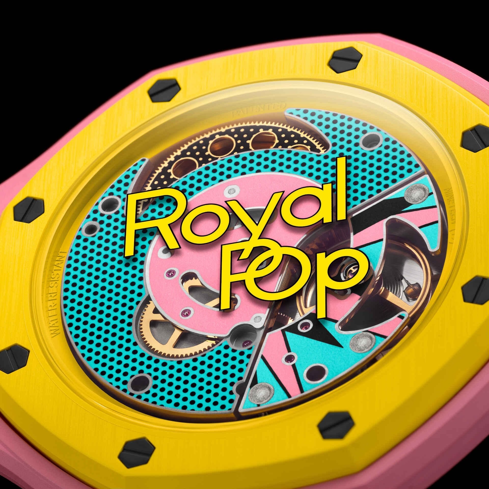 Pink and Yellow Swatch x AP 