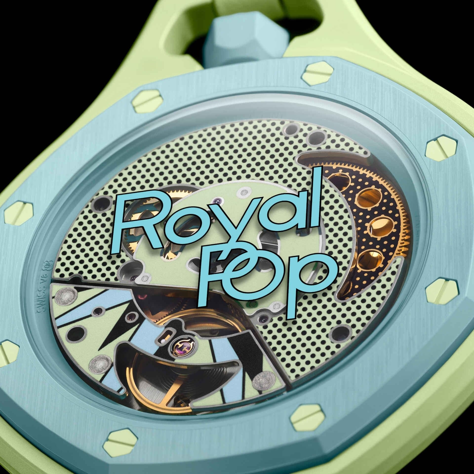 Yellow and Blue Swatch x AP 
