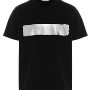 Givenchy Metallic Foil Logo Black Cotton T-Shirt (Pre-Loved)