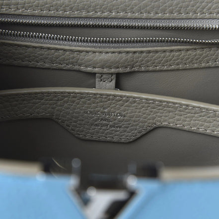 Louis Vuitton Light Blue Taurillon Leather Capucines BB (Pre-Loved)