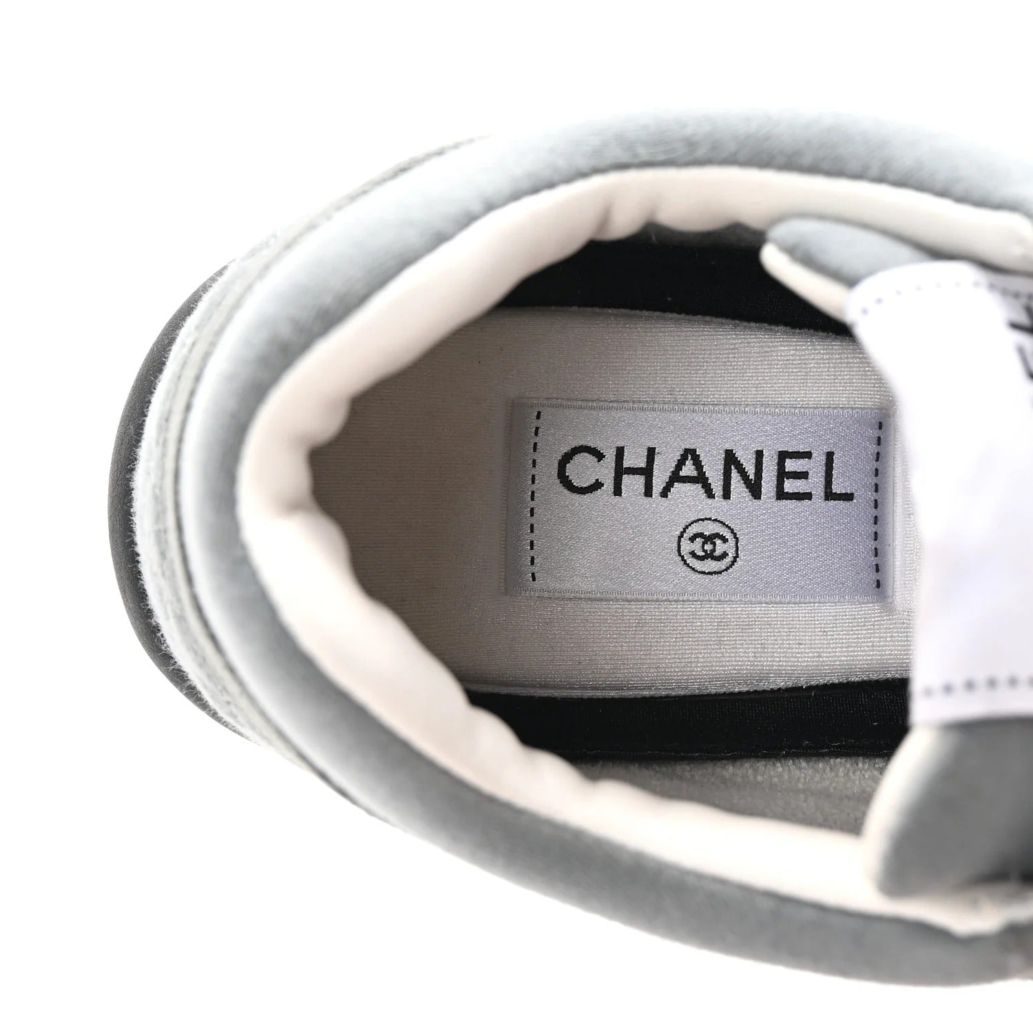 Rarest Chanel Grey Quilted Runner Sneakers (Pre-Loved)