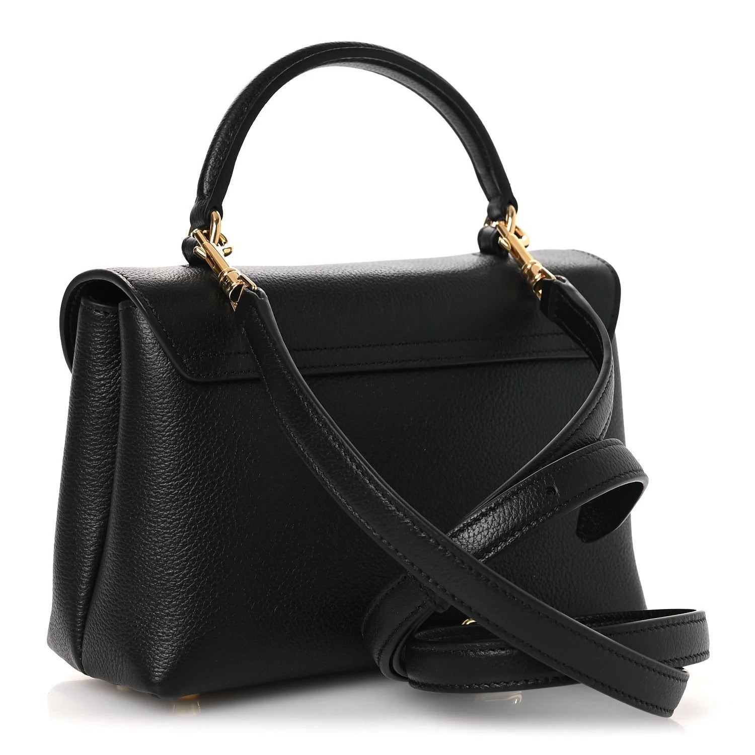 Celine Teen Nino Grained Calfskin Top Handle Bag 