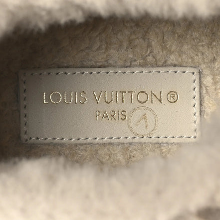 Louis Vuitton Beige Monogram Suede Time Out Sneakers "Unworn"