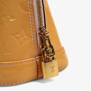 Louis Vuitton Alma BB Rose Ballerine Vernis Leather (Pre-Loved)