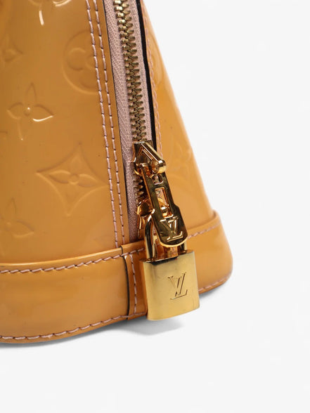 Louis Vuitton Alma BB Rose Ballerine Vernis Leather (Pre-Loved)