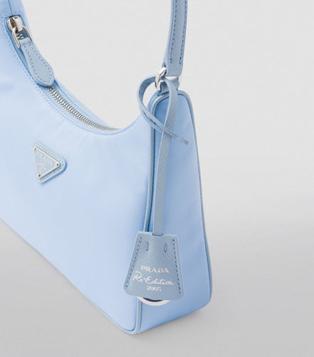 Prada Re-Edition 2000 Re-Nylon Light Blue Mini Bag "Unworn"