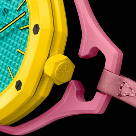 Pink and Yellow Swatch x AP "Royal Pop" "Unworn"