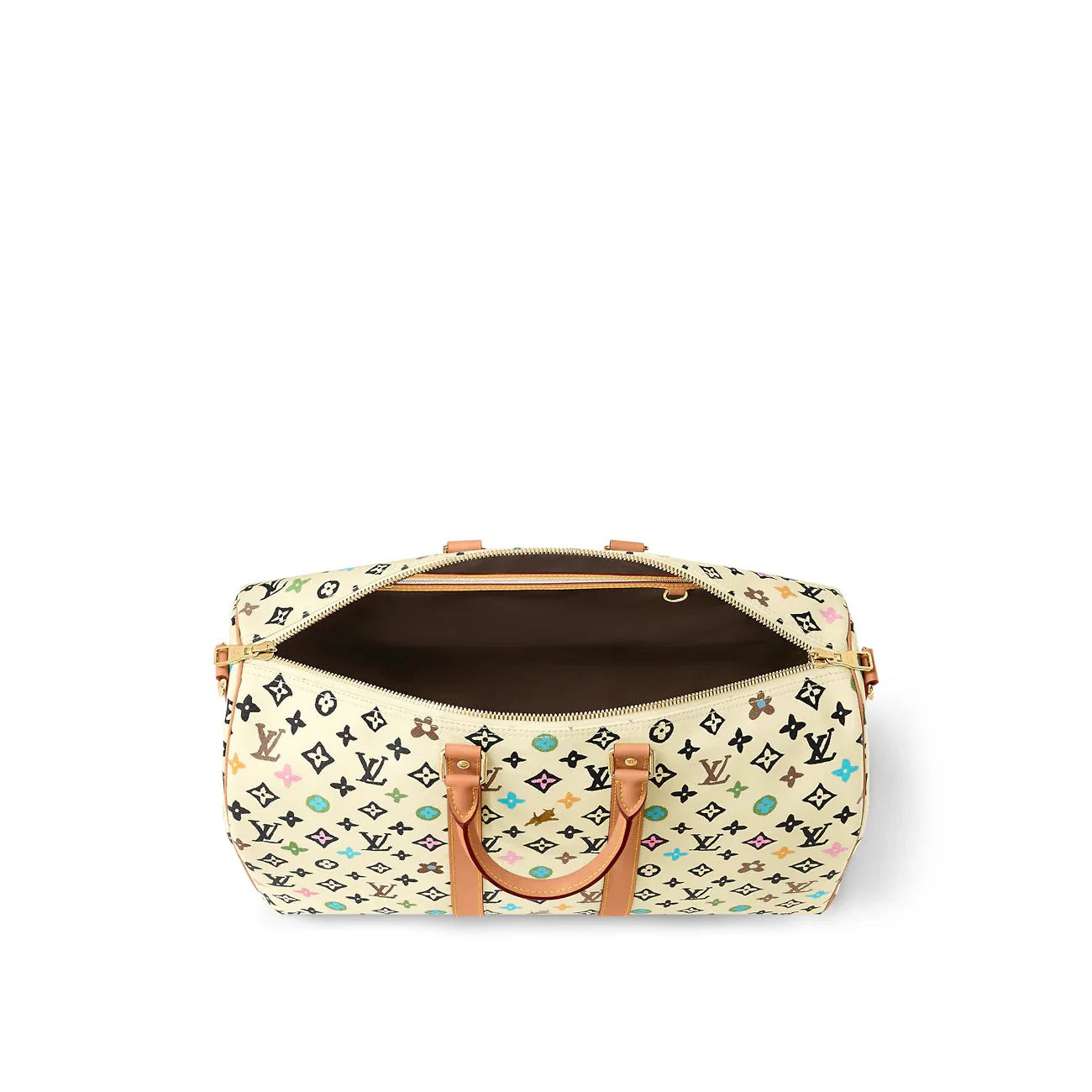 Louis Vuitton x Tyler, The Creator Monogram Craggy White Keepall 45 Bag 