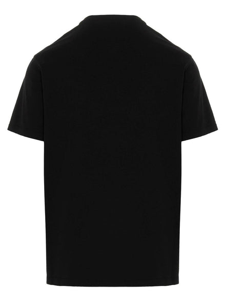 Givenchy Metallic Foil Logo Black Cotton T-Shirt (Pre-Loved)