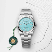 Rolex Oyster Perpetual 36 126000 Turquoise Blue 