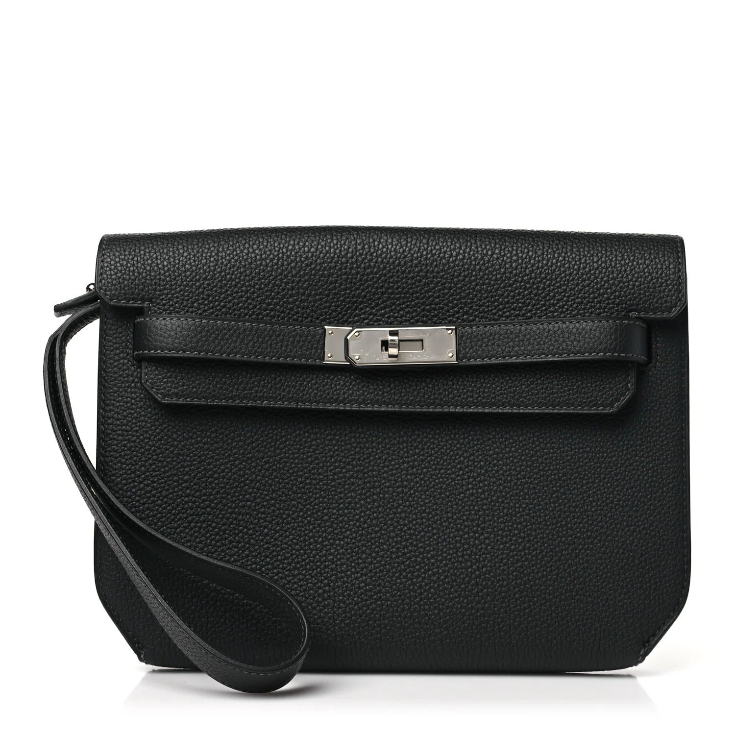 Hermès Kelly Depeches Pouch So Black Monochrome 