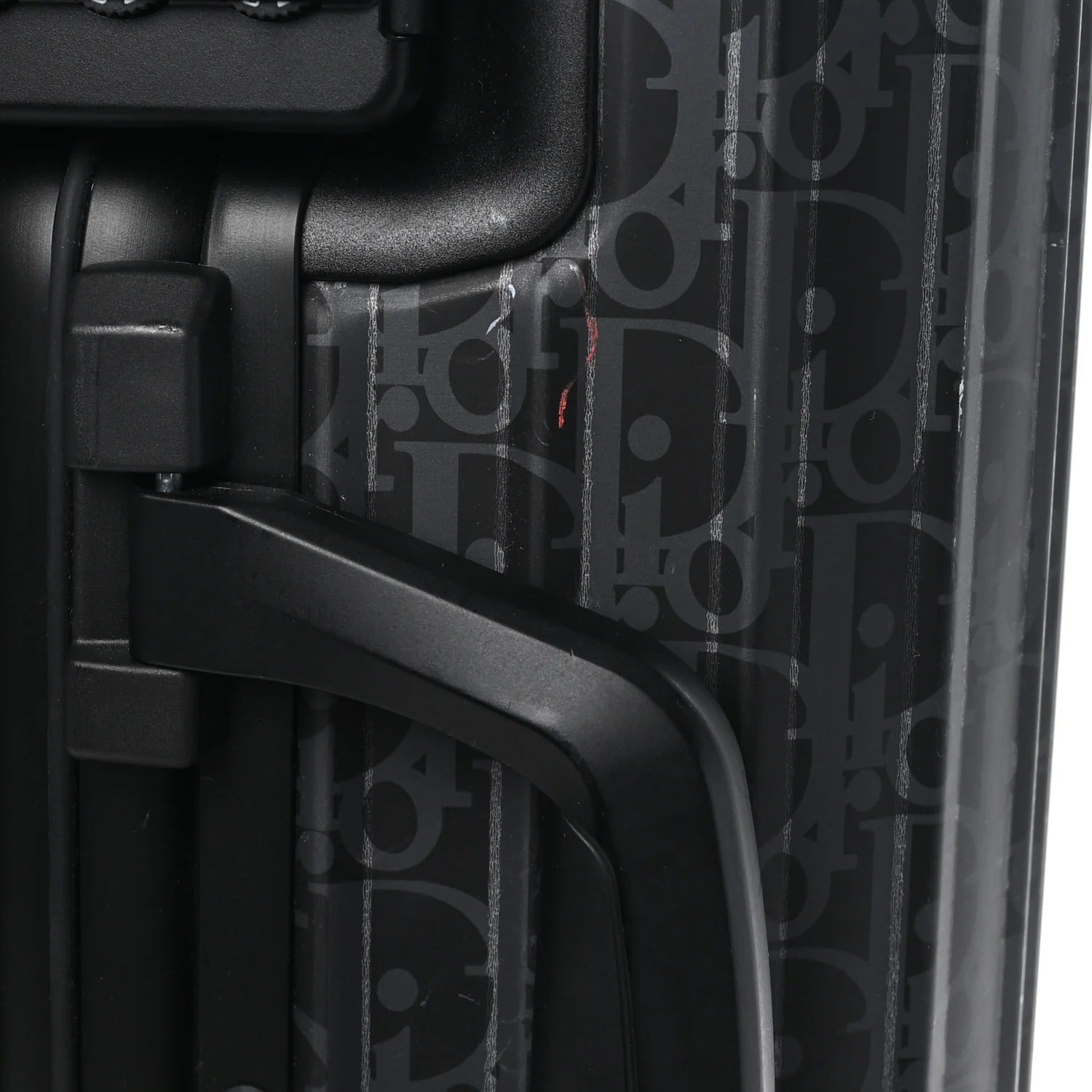Dior x Rimowa Black Oblique Aluminium Suitcase