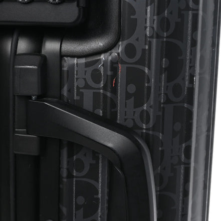 Dior x Rimowa Black Oblique Aluminium Suitcase