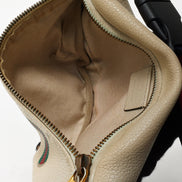 Gucci Vintage Logo Belt Bag Off-White Leather (Pre-Loved)