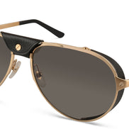 Lunettes de soleil aviateur Cartier Santos de Cartier (d'occasion)
