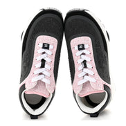 Chanel Tweed Runners Black, Grey & Pink 