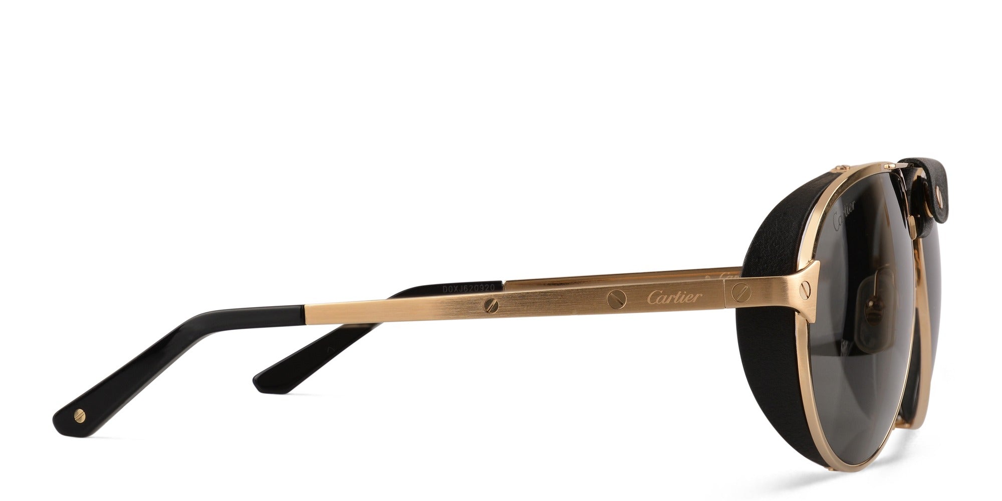 Lunettes de soleil aviateur Cartier Santos de Cartier (d'occasion)