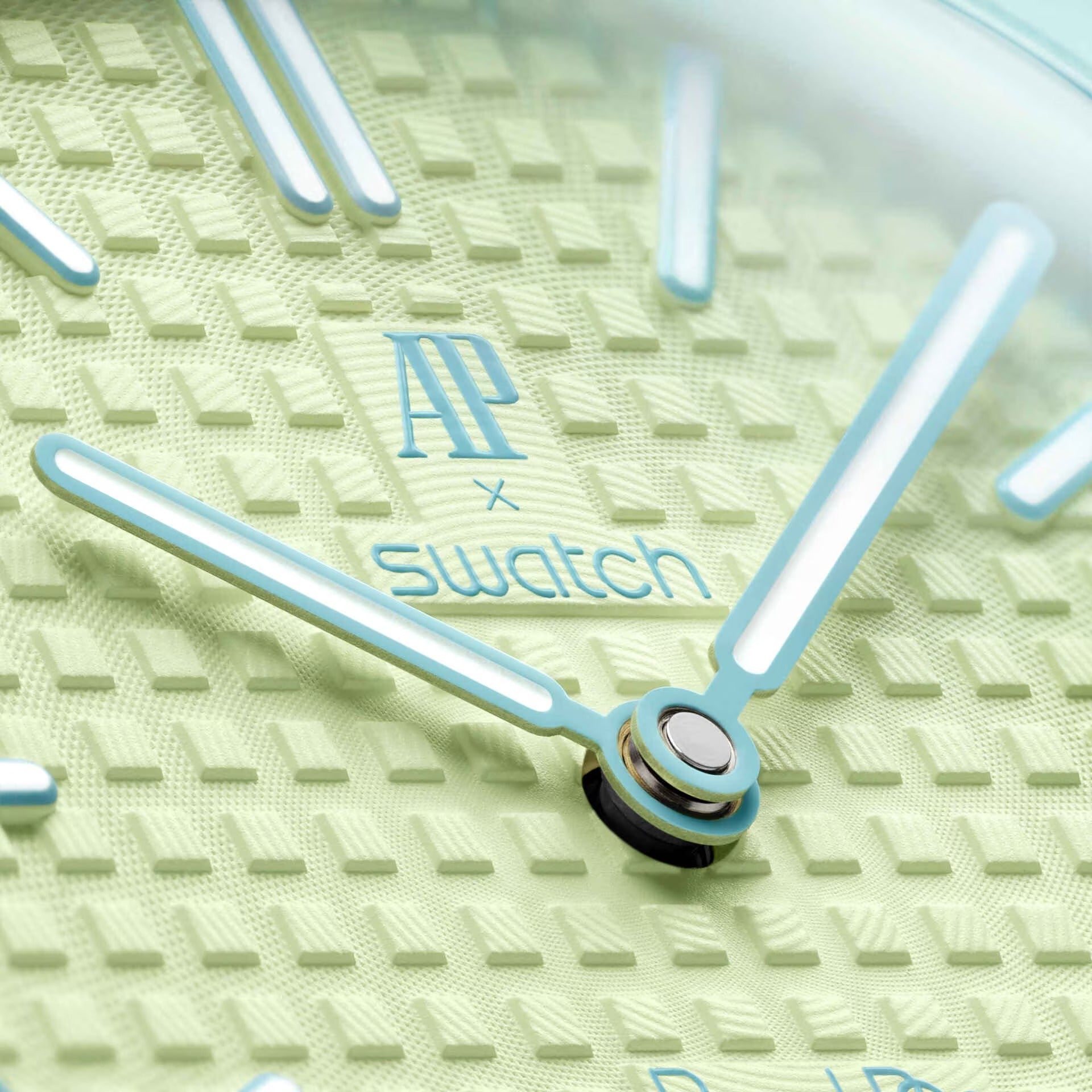 Yellow and Blue Swatch x AP 