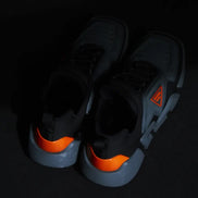 Prada Black & Orange Cloudbust Thunder Sneakers (Pre-Loved)