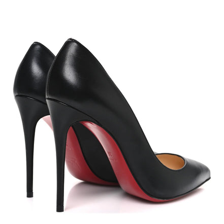 Christian Louboutin Black Calf Leather Kate 100 Pumps "Unworn"