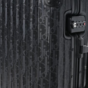 Dior x Rimowa Black Oblique Aluminium Suitcase