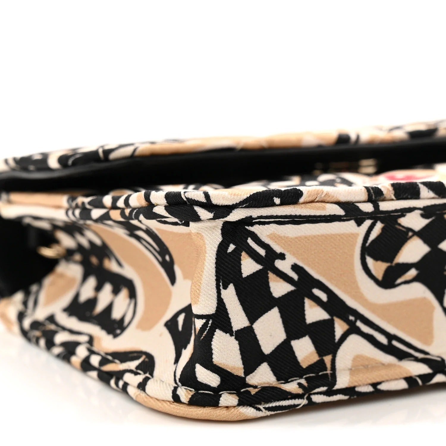 Chanel Racing Flag Printed Mini Wallet On Chain 