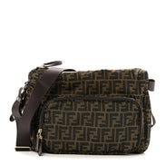 Fendi Nylon Zucca Diaper Bag Tobacco 