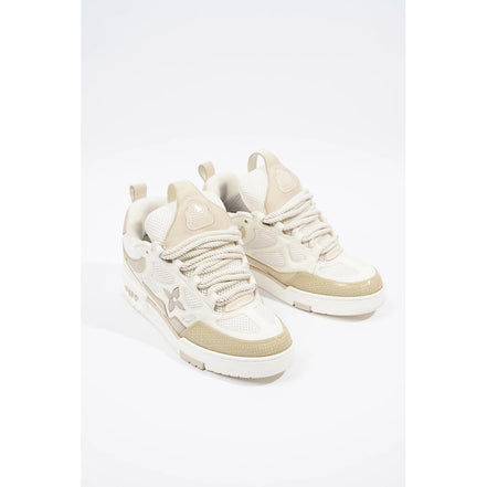 Louis Vuitton Beige and White Skate Sneakers "Unworn"