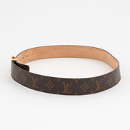 Louis Vuitton Monogram Canvas LV Initiales Belt (Pre-Loved)