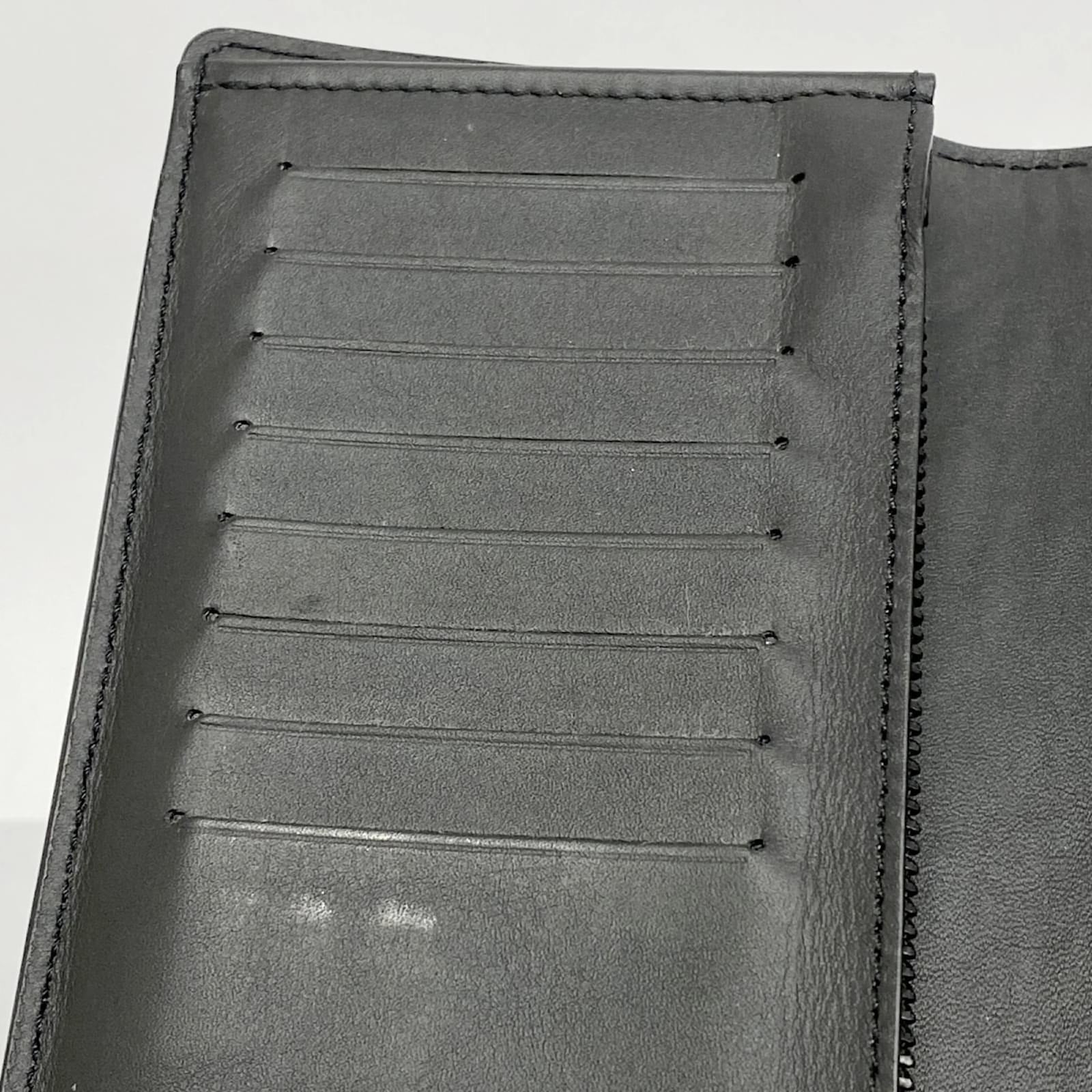 Louis Vuitton Aerogram Black Leather Brazza Wallet 