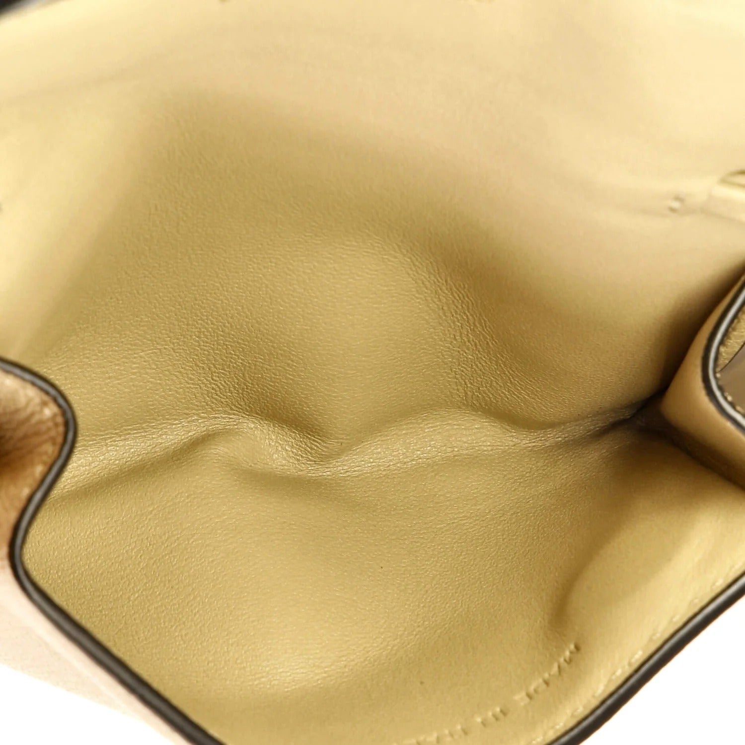 Dior Saddle Belt Pouch Beige Grained Calfskin 