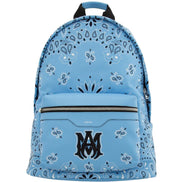Amiri MA Bandana Print Backpack Light Blue 