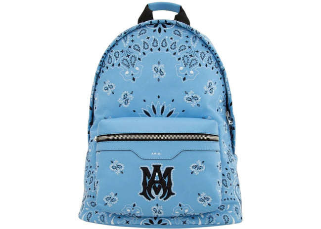 Amiri MA Bandana Print Backpack Light Blue "Unworn"