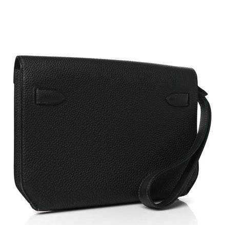 Hermès Kelly Depeches Pouch So Black Monochrome "Unworn"