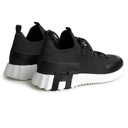 Hermes Bouncing Black Leather Sneakers "Unworn"
