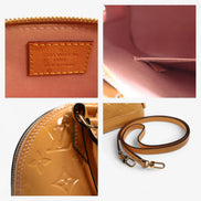 Louis Vuitton Alma BB Rose Ballerine Vernis Leather (Pre-Loved)