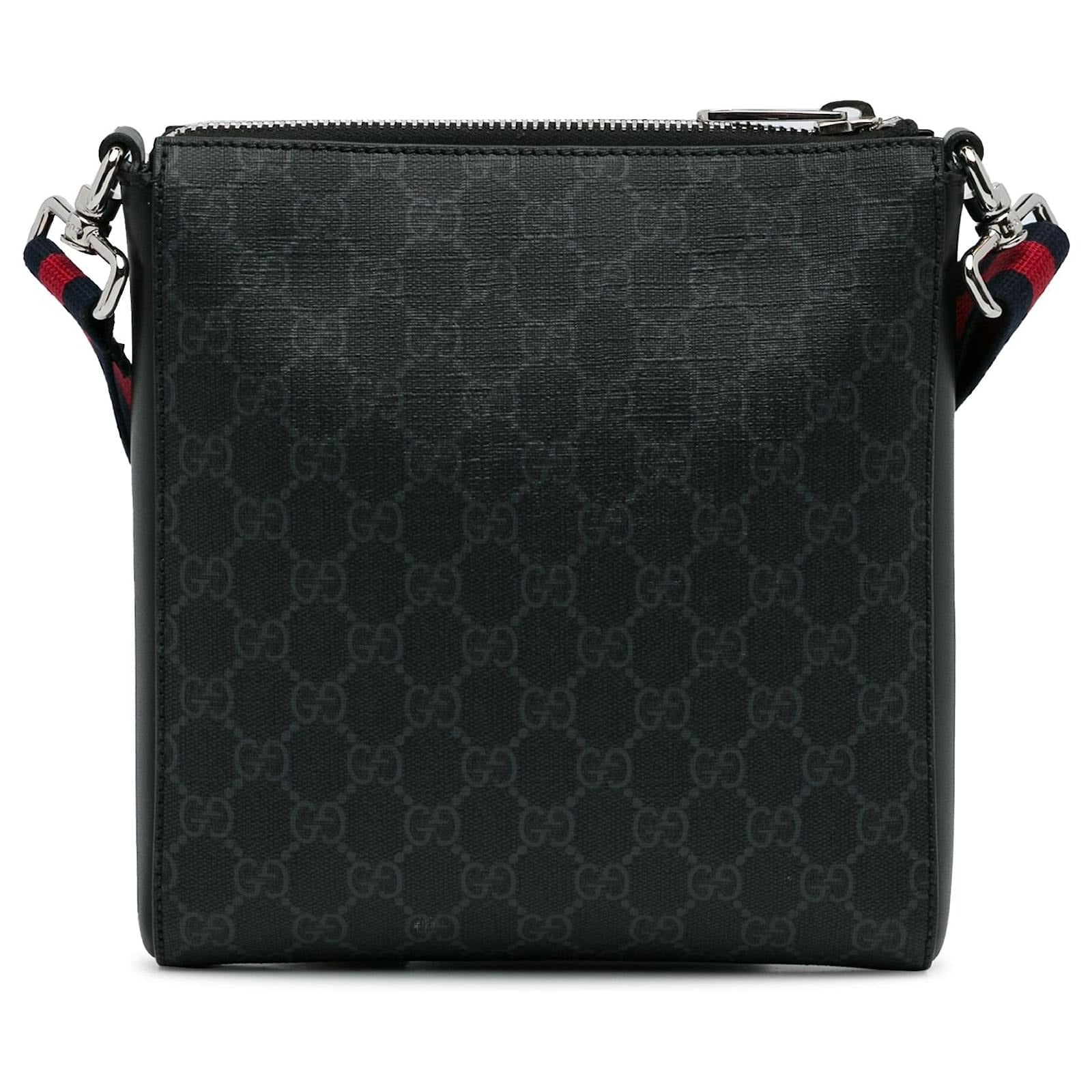 Gucci Black Large Messenger Bag 