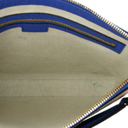 Gucci Geometric G Print Portfolio Pouch Beige/Ebony/Green (Pre-Loved)