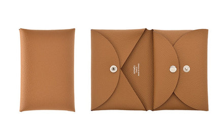 Hermès Rare Calvi Duo Gold Epsom “Never Owned”