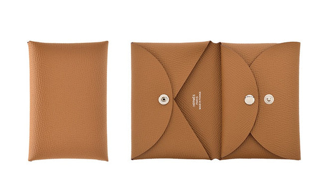 Hermès Rare Calvi Duo Gold Epsom “Never Owned”