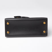 Louis Vuitton Calfskin City Steamer MM Black 