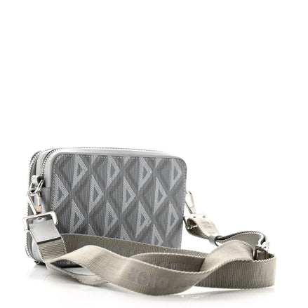 Dior CD Diamond Pouch Bag Grey Coated Canvas "Unworn"