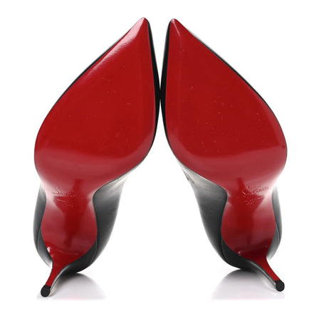 Christian Louboutin Black Calf Leather Kate 100 Pumps "Unworn"