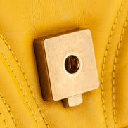Gucci GG Marmont Matelassé Yellow Leather Mini Bag (Pre-Loved)