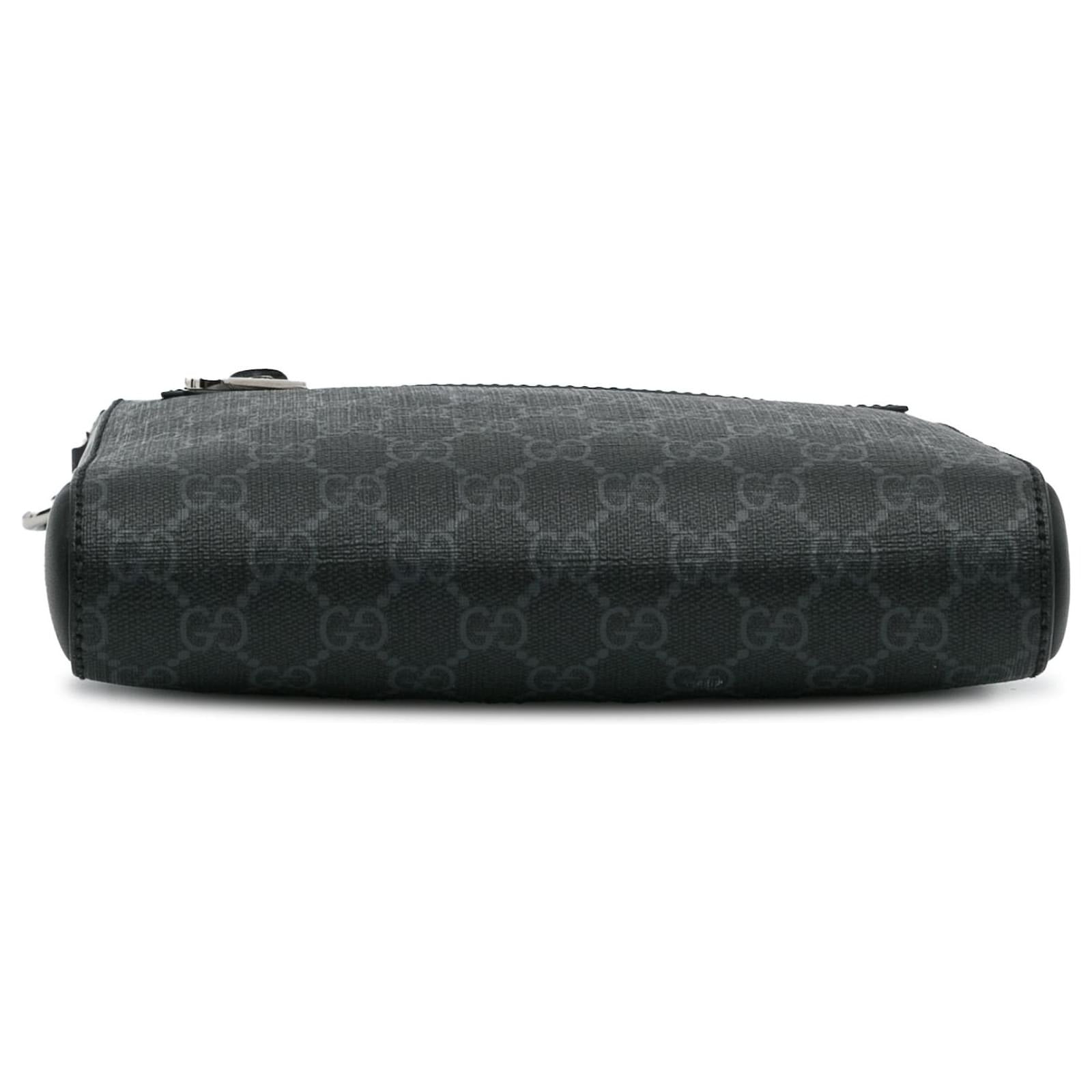 Gucci Black Large Messenger Bag 