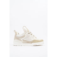 Louis Vuitton Beige and White Skate Sneakers 