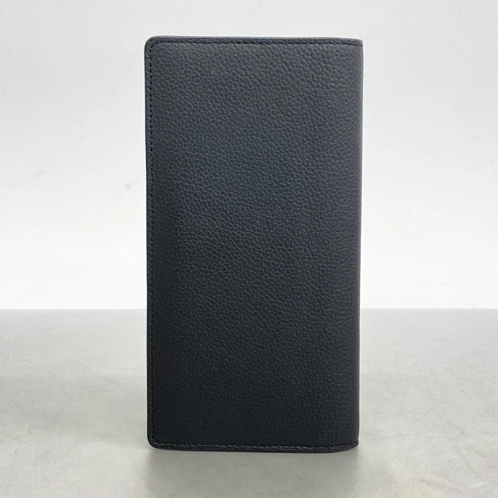 Louis Vuitton Aerogram Black Leather Brazza Wallet 