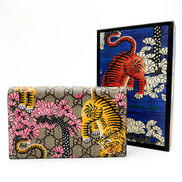 Gucci Tiger & Cherry Blossom GG Supreme Wallet (Pre-Loved)