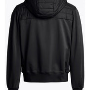 Parajumpers Black Nolan Hybrid Quilted Hooded Jacket (Pre-Loved)