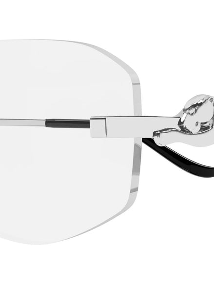 Silver Cartier 3D Panthère Glasses "Unworn"